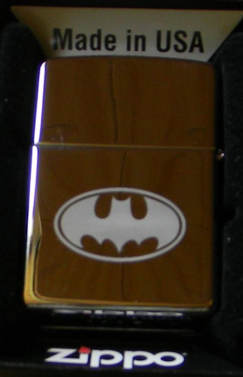 Batman Zippo, free engraving